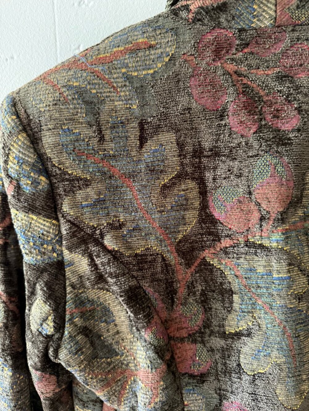 Vintage Longhorn | Tapestry Blazer | Cottagecore Western Stampede | Medium - Picture 14 of 14